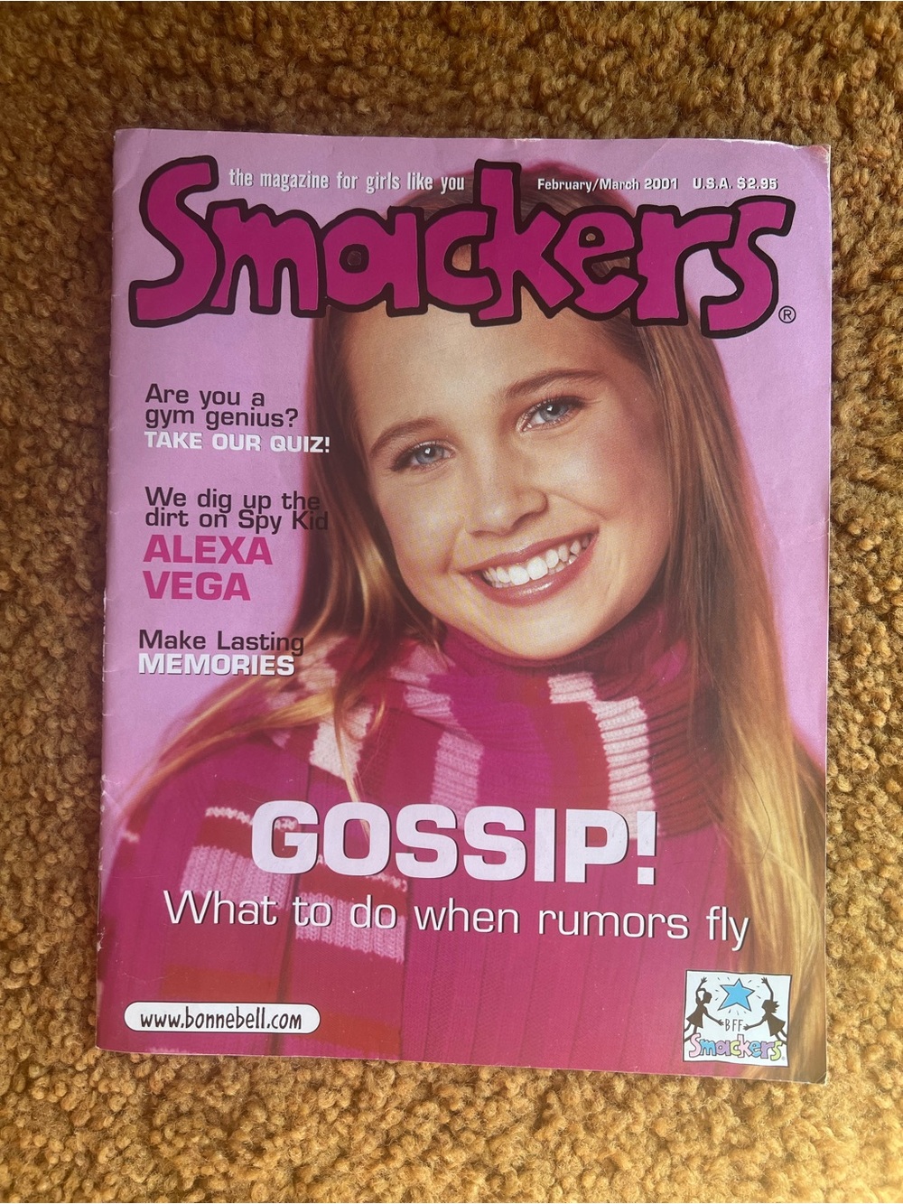 RARE 🩷 Vintage Y2K Smackers Magazine Lot of 2 (2001) Bonne Bell